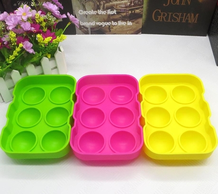 Muffe della palla di ghiaccio del silicone di Colorfull, creatore FDA 18*12.5*4.8cm della palla di ghiaccio del silicone