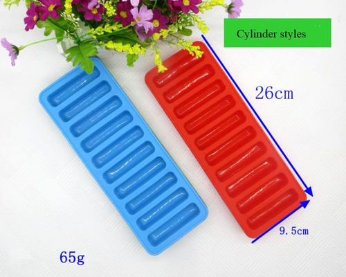 Muffe ad alta temperatura del silicone di Antivari, non forma del cilindro dei vassoi del cubetto di ghiaccio del bastone