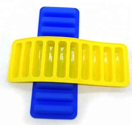Muffe ad alta temperatura del silicone di Antivari, non forma del cilindro dei vassoi del cubetto di ghiaccio del bastone