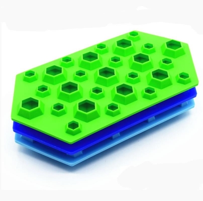 Piccoli vassoi enormi del cubetto di ghiaccio, capacità della cavità dei vassoi 27 del cubetto di ghiaccio di divertimento grande