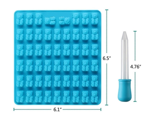 Muffe gommose del cioccolato del silicone della gemma, novità dei vassoi della muffa del cioccolato