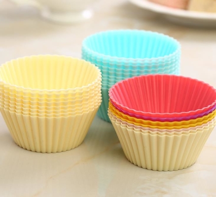 il bigné standard del silicone della FDA della muffa del bigné modella il colore su ordinazione di pantone 12pcs/sets