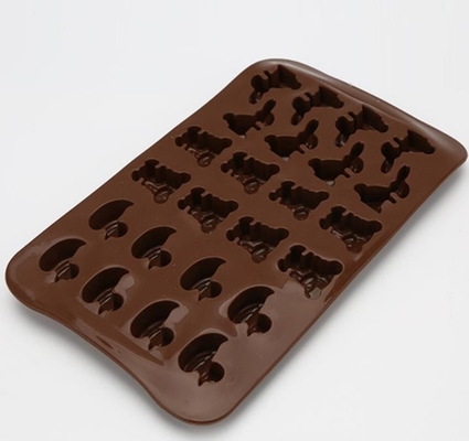 Il cioccolato a forma di animale del silicone modella Deisgn unico per i bambini dei bambini