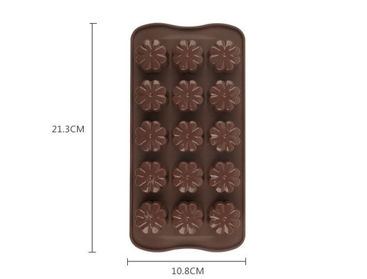 Il cioccolato di plastica duro di Natale del fiore modella insipido sicuro dell'alimento