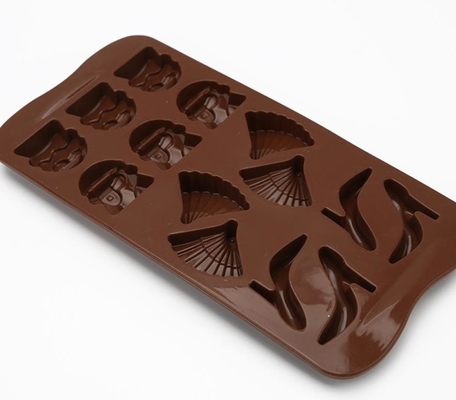 Le muffe fresche di Candy di cioccolato, cioccolato su ordinazione miniatura modella il bene durevole