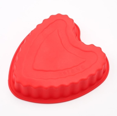 Muffe del dolce del silicone del forno, silicone che cucina forma flessibile del cuore delle muffe