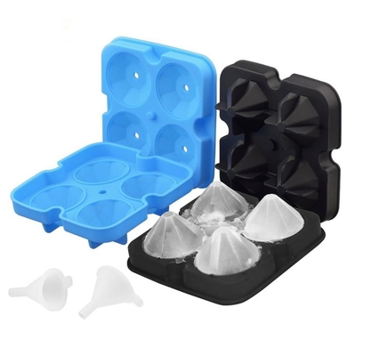 il cubetto di ghiaccio del silicone del diamante 3D modella 12*12*3.8CM per le bevande