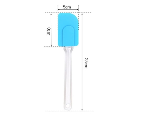 Piccola spatola ad angolo del cucchiaio del silicone del biscotto che cucina strumento pratico