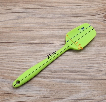 Bene durevole stabilito scanalato della mini del silicone spatola di gomma del cucchiaio per cucinare