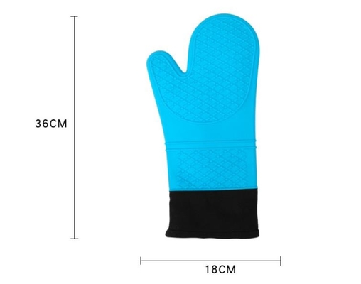 Cotone impermeabile dei guanti della mano del silicone dentro protezione della mano dell'isolamento termico