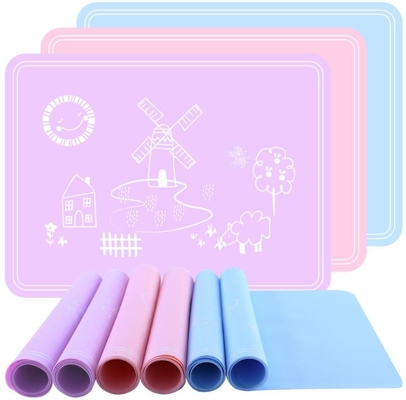 Il silicone quadrato scherza la stuoia del prodotto, piastrina di Placemat del silicone Rollable
