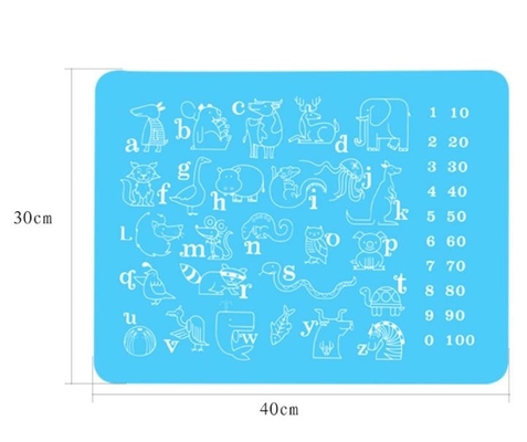 Il silicone animale di stampa scherza il prodotto, il silicone Placemat dei bambini per i bambini