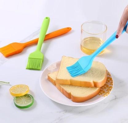 Spazzola piena di cottura del silicone del commestibile di grandi dimensioni con insde di nylon