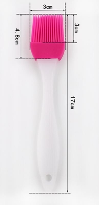 Spazzola di plastica di superficie sabbiosa di piccola dimensione di cottura del silicone del commestibile della maniglia