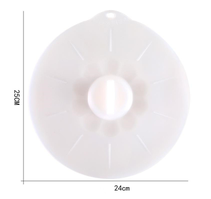 Grande coperchio standard della copertura della ciotola di conservazione degli alimenti del silicone del commestibile di dimensioni