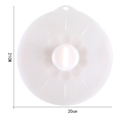 Coperchio standard della copertura della ciotola di conservazione degli alimenti del silicone del commestibile di dimensioni medie