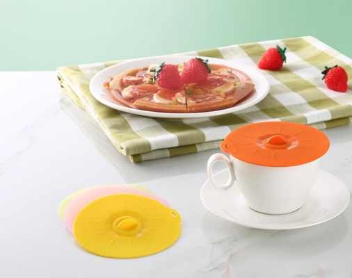 Mini coperchio standard della copertura della ciotola di conservazione degli alimenti del silicone del commestibile di dimensione