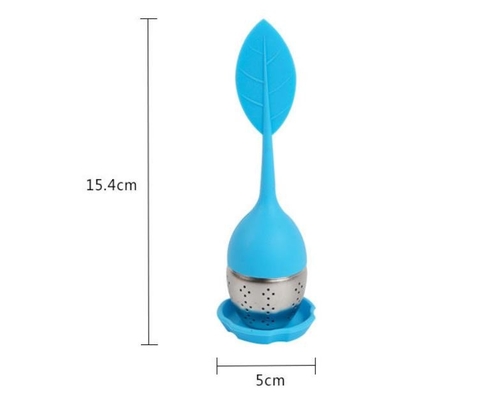 Silicone sveglio di FDA di forma di foglia del infuser del tè del silicone del infuser libero del tè di BAP
