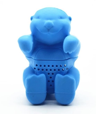 BPA liberano le bustine di tè del silicone a forma di lontra animale del commestibile di progettazione