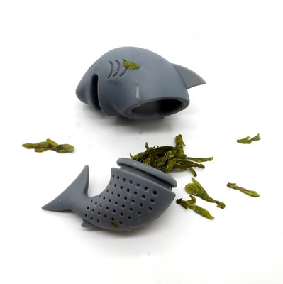 Lo squalo di stile dell'animale di mare ha modellato il tè Infuser del silicone del commestibile