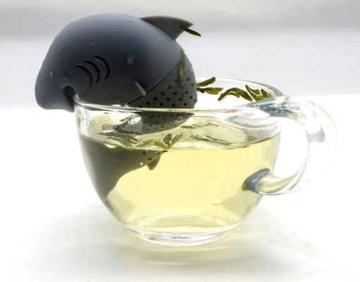 Lo squalo di stile dell'animale di mare ha modellato il tè Infuser del silicone del commestibile