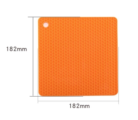 I piccoli strumenti della cucina del silicone del favo hanno placcato 18.2*18.2*0.6cm per il bambino