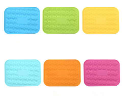 Strumenti della cucina del silicone di rettangolo, isolamento termico della stuoia degli alimenti per bambini del silicone