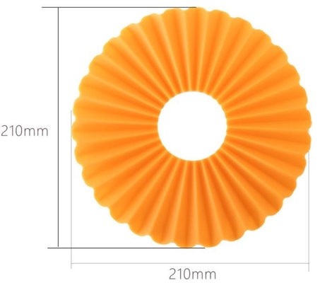 Strumenti ondulati della cucina del silicone, silicone rotondo Placemats non sdrucciolevole