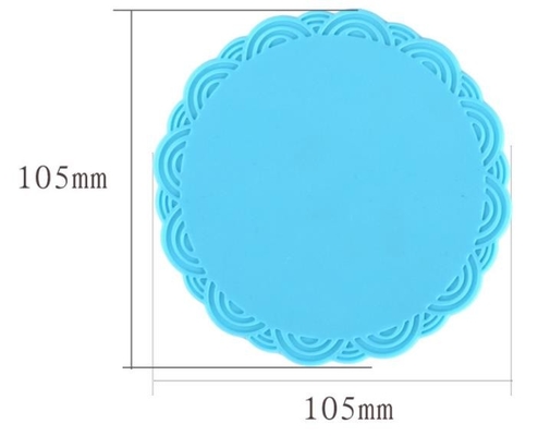 Slittamento stabilito di forma rotonda del silicone del ODM dell'OEM dell'utensile variopinto della cucina anti