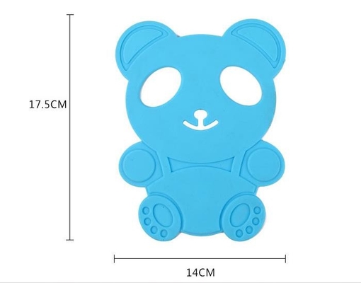Strumenti della cucina del silicone dell'orso, bambini isolati tovagliette termoresistenti liberamente