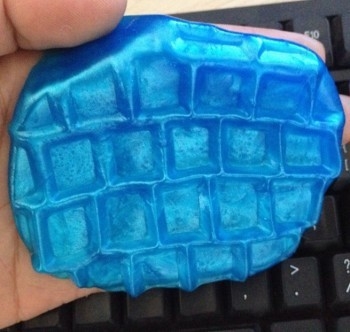 composto di pulizia della tastiera magica viscosa pulita eccellente variopinta del gel di 17.5*12cm