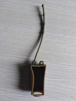 Portabottiglia nera del silicone di colore 29ML con la bottiglia dei pp per il prodotto disinfettante della mano